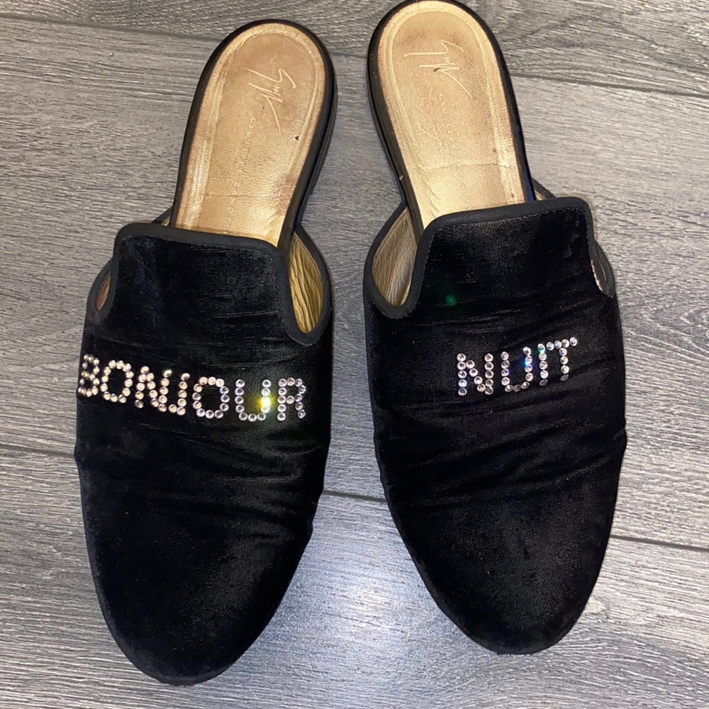 Giuseppe Zanotti Black Mules
